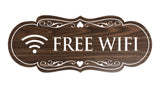 Designer Free Wifi Sign