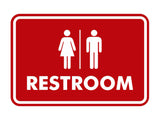 Classic All Gender Restroom Sign