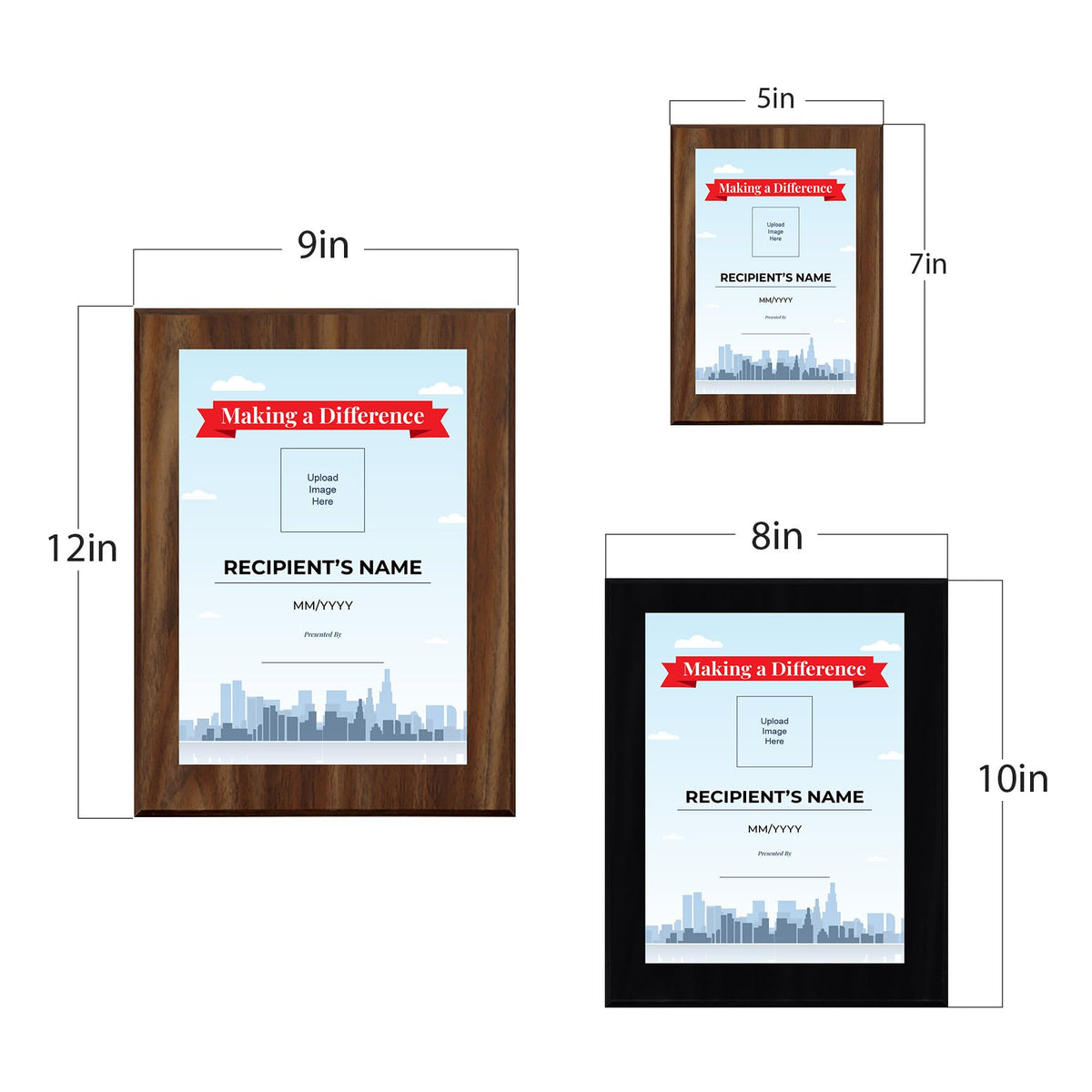 Community Hero Award Personalized (Wooden) Wall Plaque With Easel Acrylic Stand | Certificates & Achievements Personalized Wall Prints (Plaques)