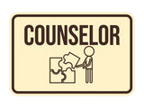 Classic Framed Counselor Wall or Door Sign