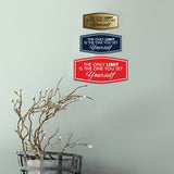 Signs ByLITA Fancy The Only Limit is the One You Set Yourself Durable ABS Plastic | Laser Engraved | Easy Installation | Elegant Design Wall or Door Sign