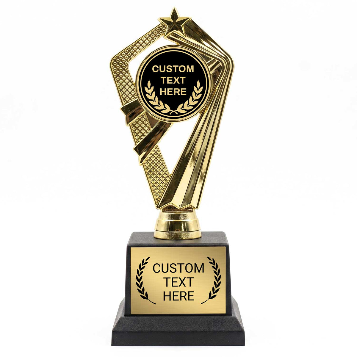 Laurel Wreath Custom Insert Trophy Awards (Olive, Palm, Wreath) - Engraved