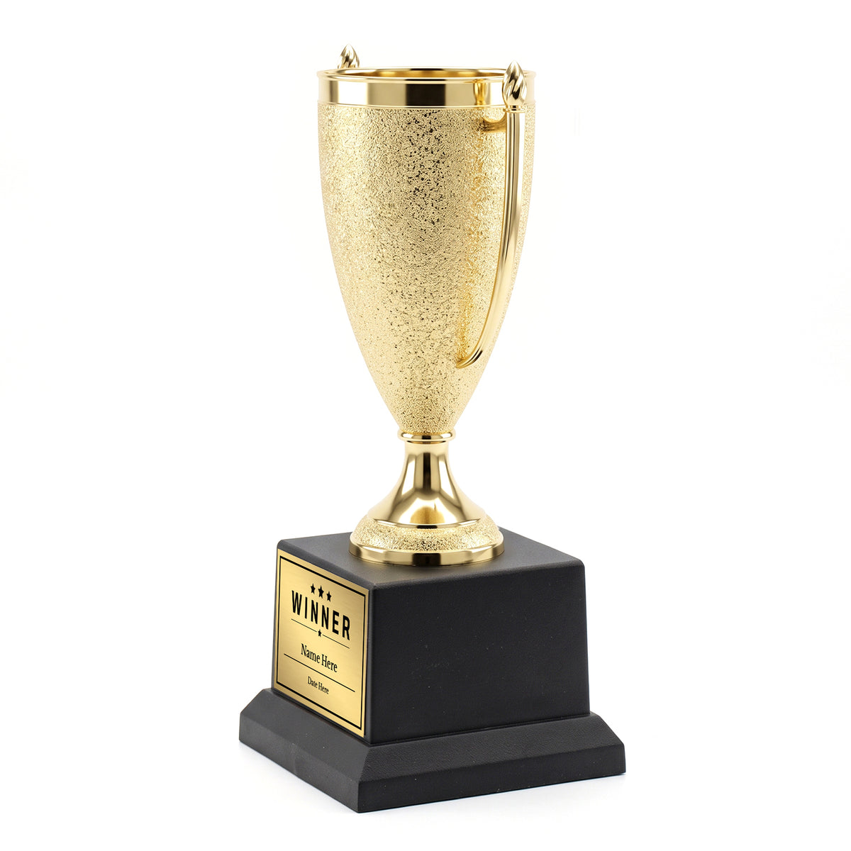All Quality Winner Cup Trophy, Custom Engraved Gold Cup — Personalized Winner Award for Contests, Games & Competitions