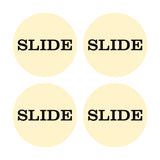 Slide Round Door Sign