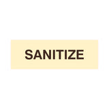 Basic Sanitize Sign