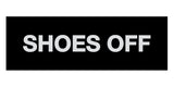 Basic Shoes Off Sign