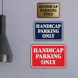 Signs ByLITA Classic Framed Handicap Parking Only Wall or Door Sign