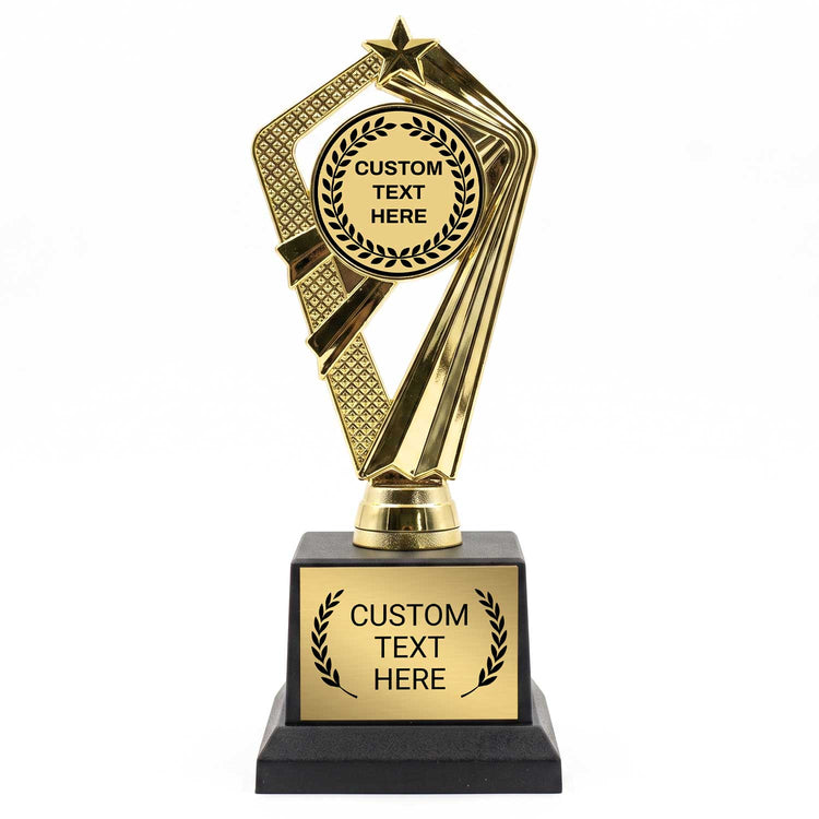 Laurel Wreath Custom Insert Trophy Awards (Olive, Palm, Wreath) - Engraved