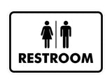 Classic All Gender Restroom Sign