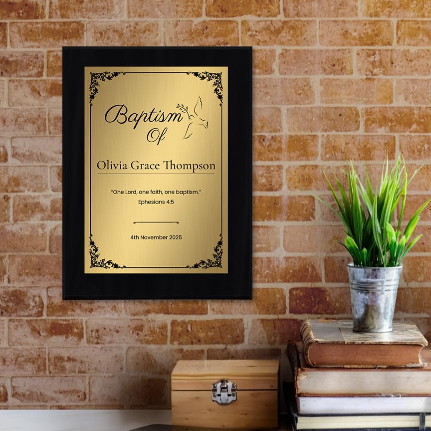 Customized Church Awards and Christian Ceremonies Custom Award Wood Plaques