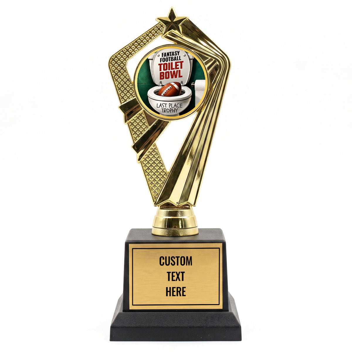 All Quality Fantasy Football League Champion Trophy, Custom Engraved — Personalized Fantasy Football Championship Award