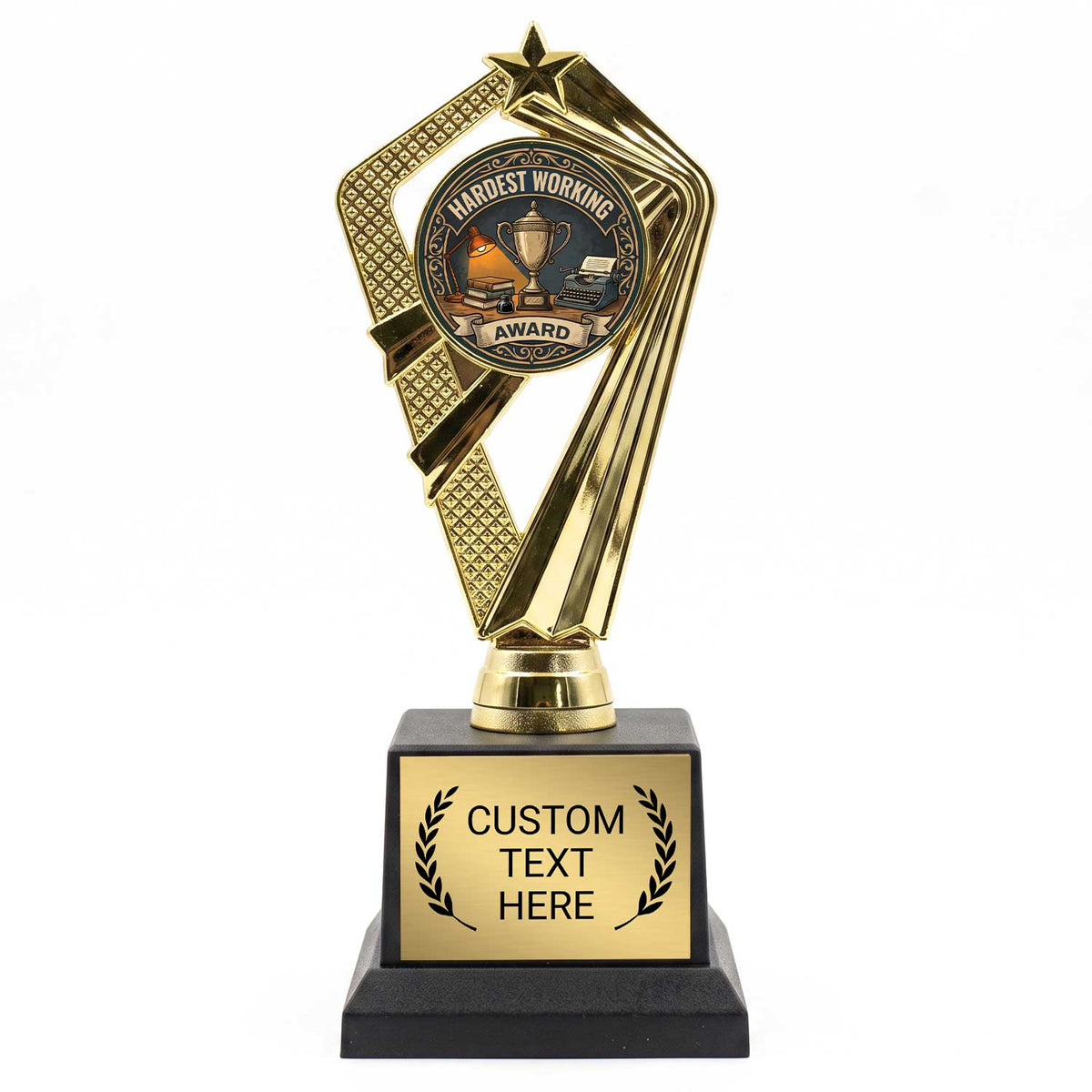 Fun Employee Recognition Trophy Awards (Sales, Hardest Working) - Engraved