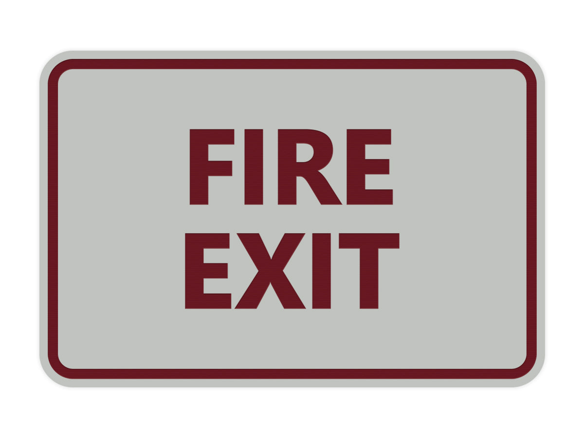 Classic Fire Exit Sign