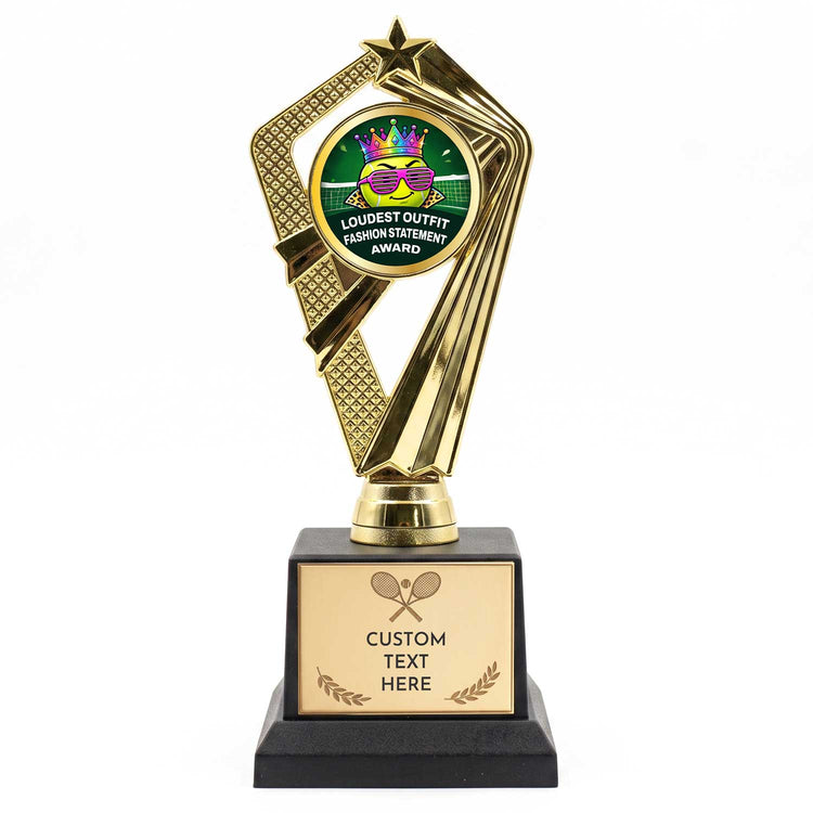 Funny Tennis Trophy Awards - Gag Gifts for Tennis Players - Custom Engraved