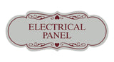 Designer Electrical Panel Sign