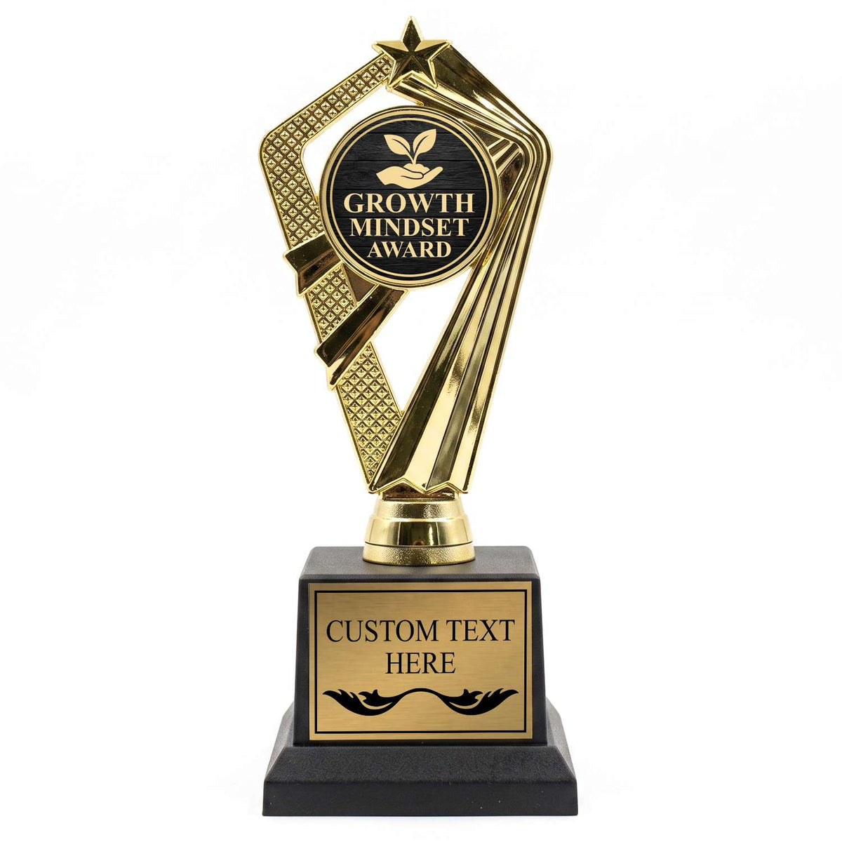 Employee Recognition Trophy Awards (Teamwork, Safety, Quality) - Engraved