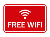 Classic Framed Free Wifi Sign