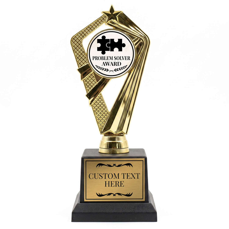 Employee Recognition Trophy Awards (Teamwork, Safety, Quality) - Engraved