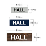 Basic Hall Wall or Door Sign