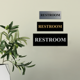 Basic Restroom Wall or Door Sign