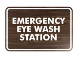 Classic Emergency Eye Wash Station Sign