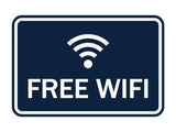 Classic Framed Free Wifi Sign