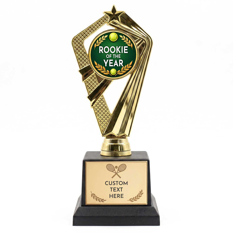Tennis Player Trophy Awards (Captain, Rookie, Best Serve) - Custom Engraved