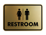 Classic All Gender Restroom Sign