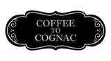 Signs ByLITA Designer Coffee to Cognac Elegant Design Clear Messaging Durable Construction Easy Installation Wall or Door Sign