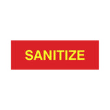 Basic Sanitize Sign