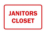 Classic Framed Janitors Closet