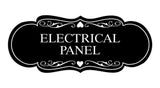 Designer Electrical Panel Sign