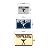 Classic Framed Fitness Room Wall or Door Sign