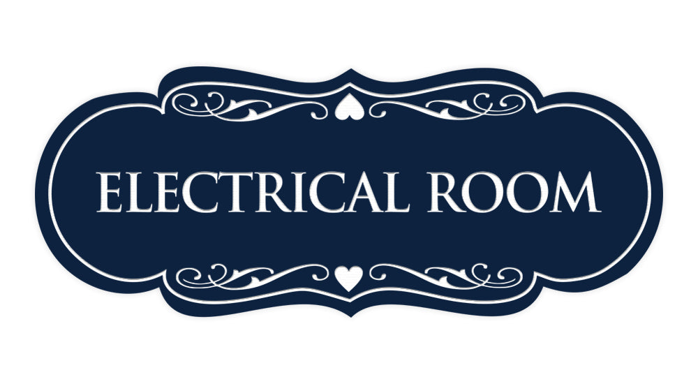 Designer Electrical Room Sign