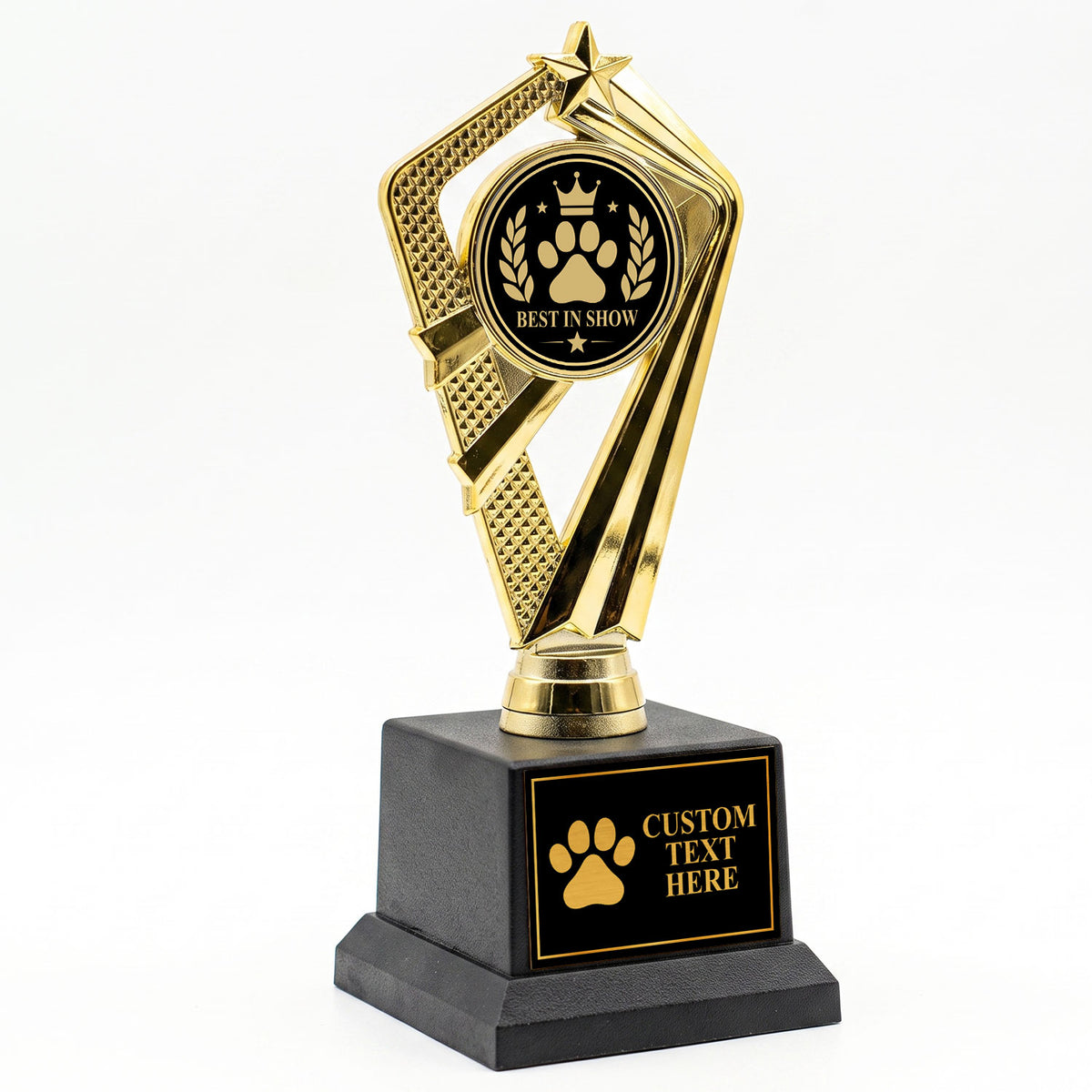 Gaucho Goods Best in Show Trophy, Custom Engraved Pet Award — Personalized Best in Show Award for Dog & Pet Shows