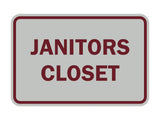 Classic Framed Janitors Closet