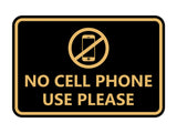 Classic Framed No Cell Phone Use Please