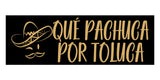 Signs ByLITA Basic Que Pachuca Por Toluca Wall or Door Sign