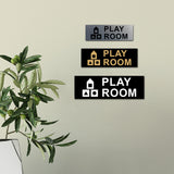 Basic Play Room Wall or Door Sign