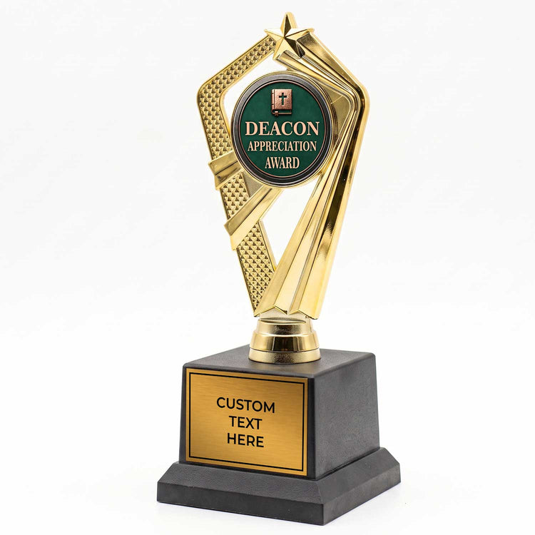 All Quality Deacon Appreciation Award Trophy, Custom Engraved