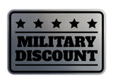 Signs ByLITA Classic Framed Military Discount Wall or Door Sign