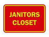 Classic Framed Janitors Closet