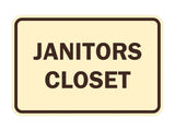 Classic Framed Janitors Closet