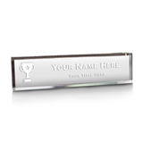 Trophy Themed, Personalized Acrylic Desk Sign (2 x 10)