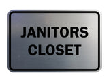 Classic Framed Janitors Closet