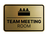 Signs ByLITA Classic Framed Team Meeting Room Wall or Door Sign