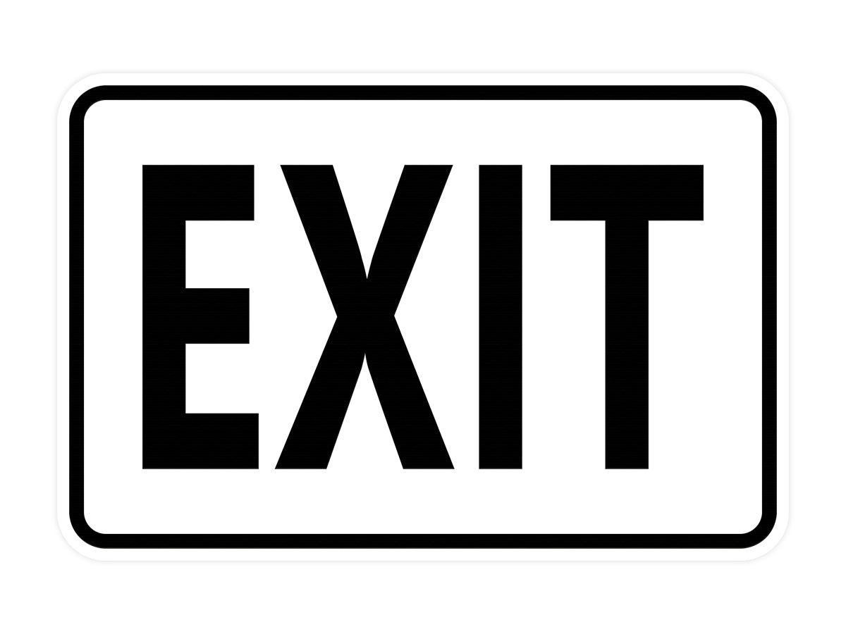 Printable Exit Sign