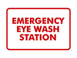 Classic Emergency Eye Wash Station Sign