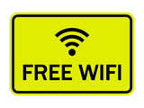 Classic Framed Free Wifi Sign