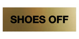 Basic Shoes Off Sign
